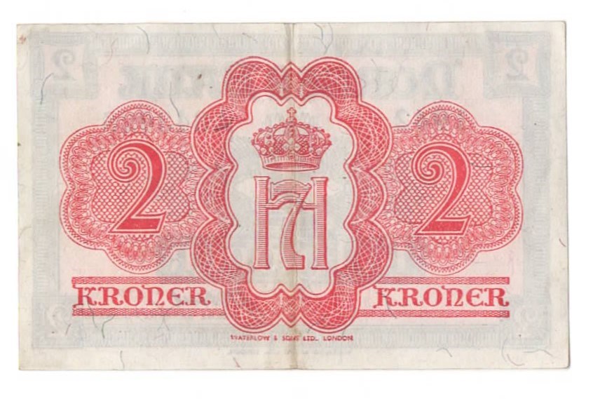 Norge 2 kroner LONDON 1942 kv. 1/1+