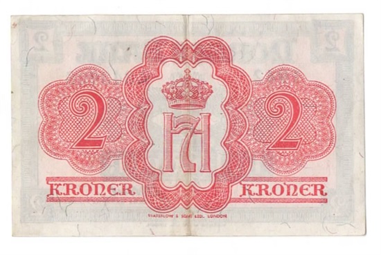 Norge 2 kroner LONDON 1942 kv. 1/1+