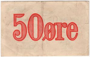 50 øre 1947/48 Serie Aa. Store Norske Spitsbergen. Kv.1/1+