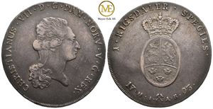 Speciedaler 1793 Christian VII. Kv.1+