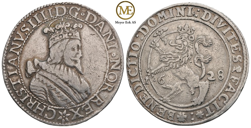 Speciedaler 1628 Christian IV. Kv.1/1+