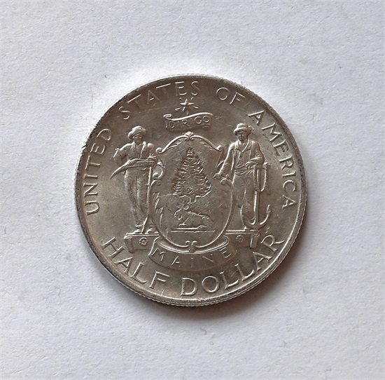 USA 1/2 dollar  1920 jubileum kv. 0/01