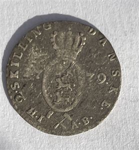 2 skilling 1779 Bauert stempel Kv.1