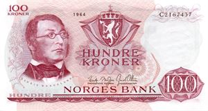 100 kroner 1964 C ex. RMF 1.12.15