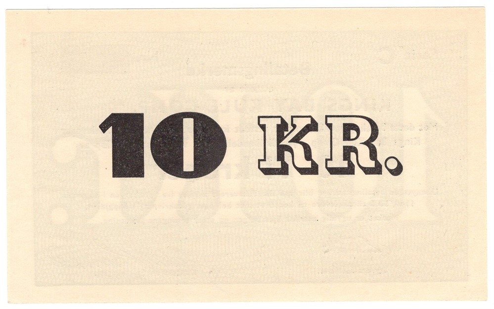 10 kroner 1949/50 Kings Bay Kull Comp. Kv.0