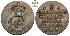 8 skilling 1809 Frederik VI. Kv.01