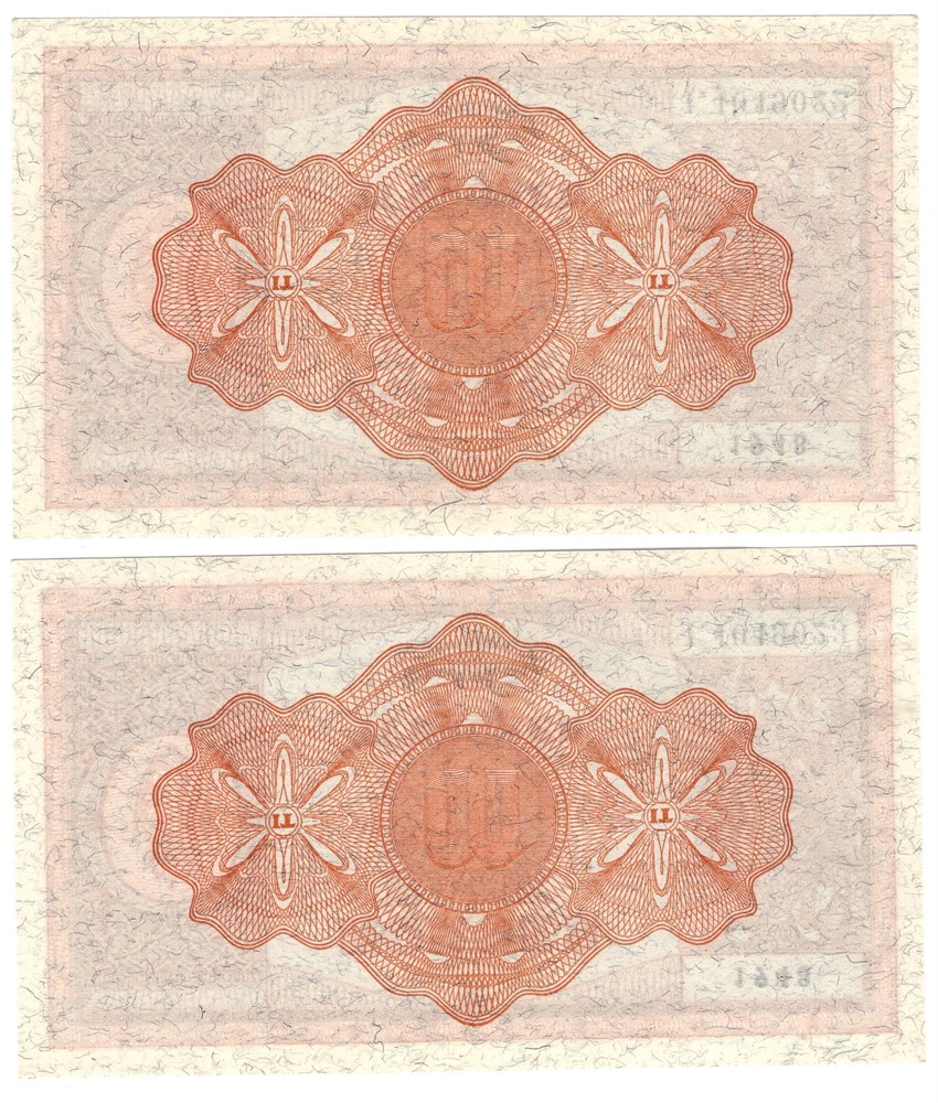 10 kroner 1948 i serie. I.4049022-23. Kv.0/01