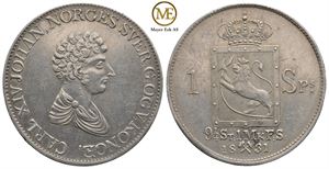 Speciedaler 1831 Carl XIV Johan. Kv.01
