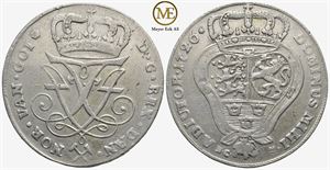 4 mark 1726 Frederik IV. Kv.1+