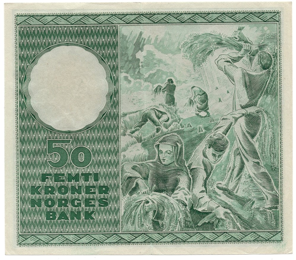 50 kroner 1951 A.3675747. Kv.01