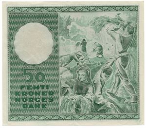 50 kroner 1951 A.3675747. Kv.01