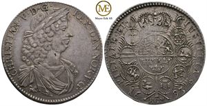 Speciedaler 1693 Christian V. Kv.1+/01