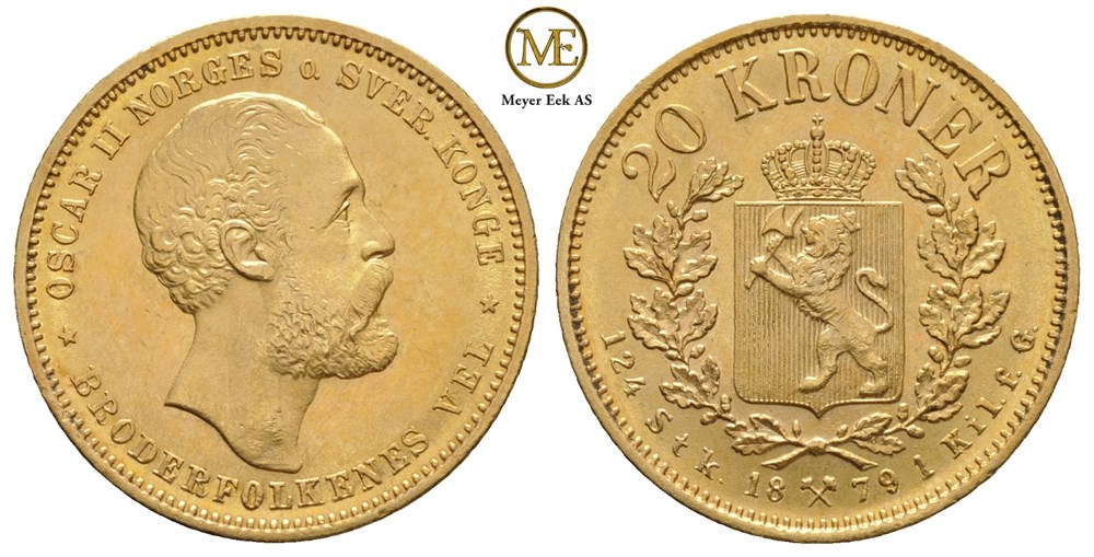 20 kroner 1902 Oscar II. Kv.0