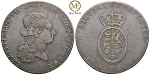 Speciedaler 1795 Christian VII. Kv.1/1+