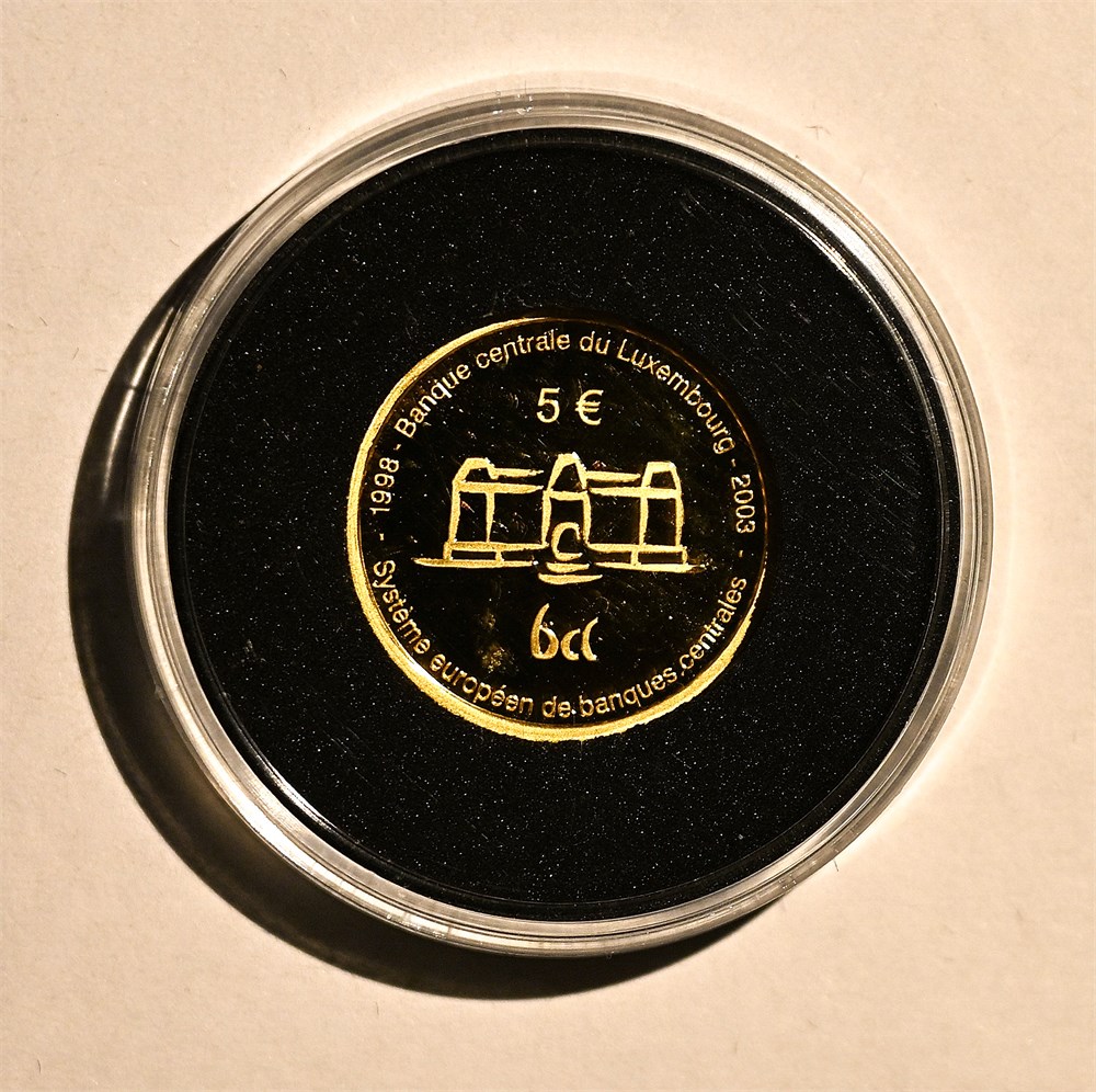 Luxemburg 5 euro 2003 kv. Proof
