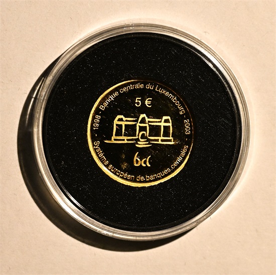 Luxemburg 5 euro 2003 kv. Proof