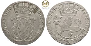 24 skilling 1745 Christian VI. Kv.1+