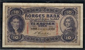 10 krone 1933 S kv. 1
