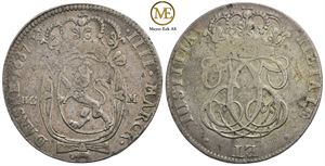 4 mark 1687 Christian V. RR. Kv.1