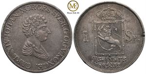 Speciedaler 1832 Carl XIV Johan. Kv.01