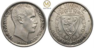 1 krone 1916 Haakon VII. Kv.0