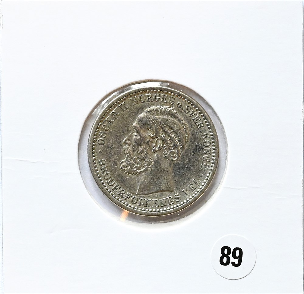 Norge 50 øre 1901 kv.1+