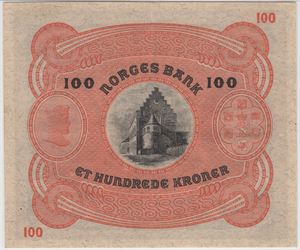 100 kroner 1934 B.0333757. Kv.1+