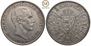 2 kroner 1916 Haakon VII. Kv.01