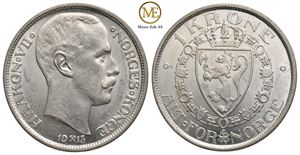 1 krone 1913 Haakon VII. Kv.0