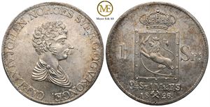 Speciedaler 1826 Carl XIV Johan. Kv.0/01