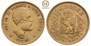 10 kroner 1902 Oscar II. Kv.01
