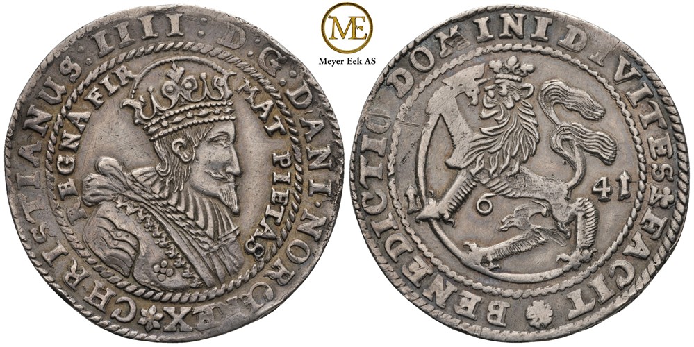 Speciedaler 1641 Christian IV. Kv.1+/01