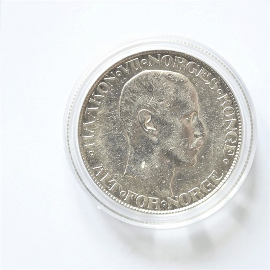 Norge 2 kroner 1908 kv. 1+/01