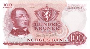 100 kroner 1962 A.2126972. Kv.0