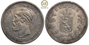 1 krone 1904 Oscar II. Kv.1+/01