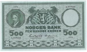 500 kroner 1975 A.5838216. Kv.01