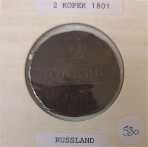 Russland 2 kopek 1801 EM