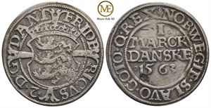 2 marck 1563 Frederik II. Kv.1/1+