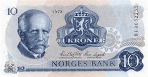 10 kroner 1978 HF erstatning