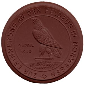 Erobringsmedalje Tyskland/Norge. Kv.0