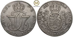 Speciedaler 1777 Christian VII. Kv.1+