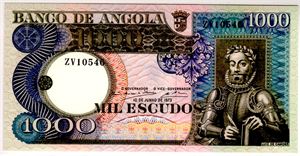 Angola 1000 escudos 1973 Kv.0