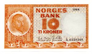 10 kroner 1964 Å