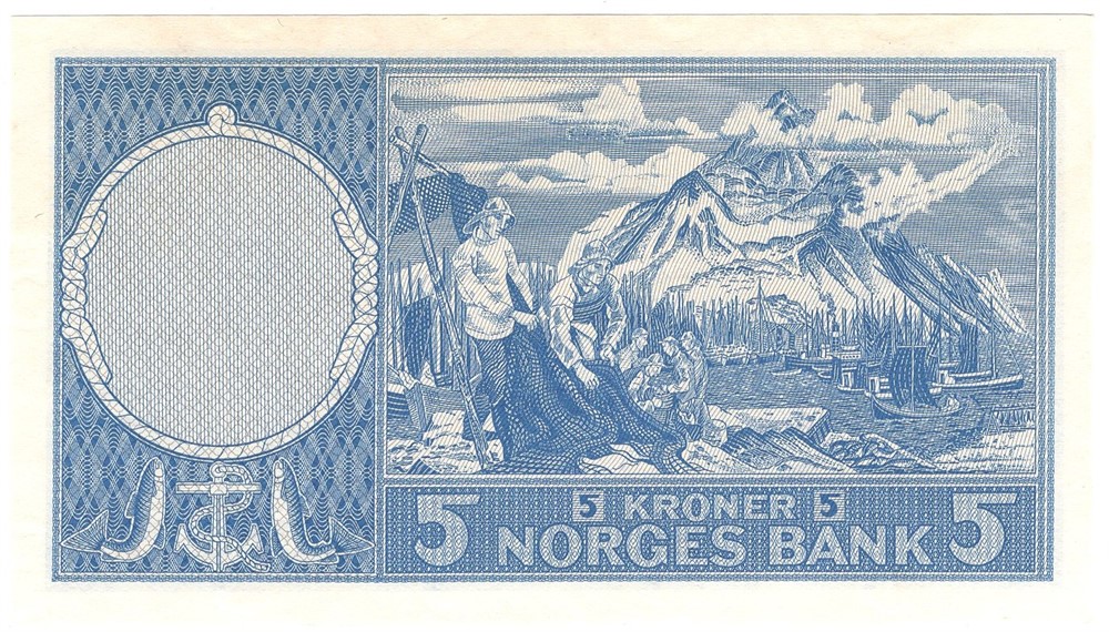5 kroner 1957 D.9198587. Kv.0