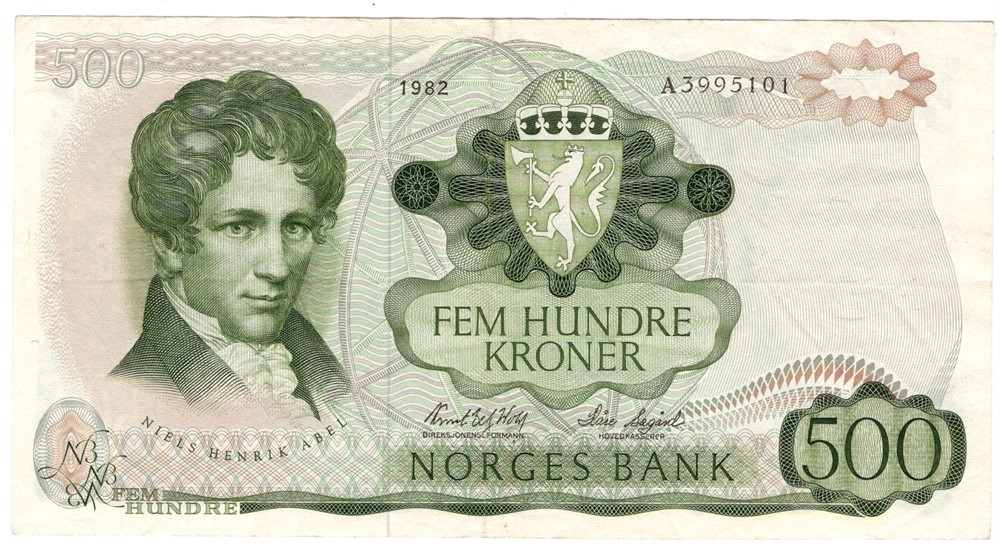 500 kroner 1982 A. Kv.1/1+
