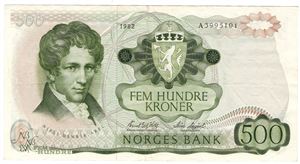 500 kroner 1982 A. Kv.1/1+
