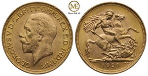 Sovereign 1929 Georg V. Kv.01