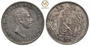 12 skilling 1855 Oscar I. Kv.01