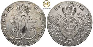 Speciedaler 1777 Christian VII. Kv.1+