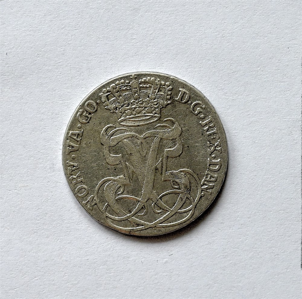 Norge 24 skilling 1756 kv. 1+